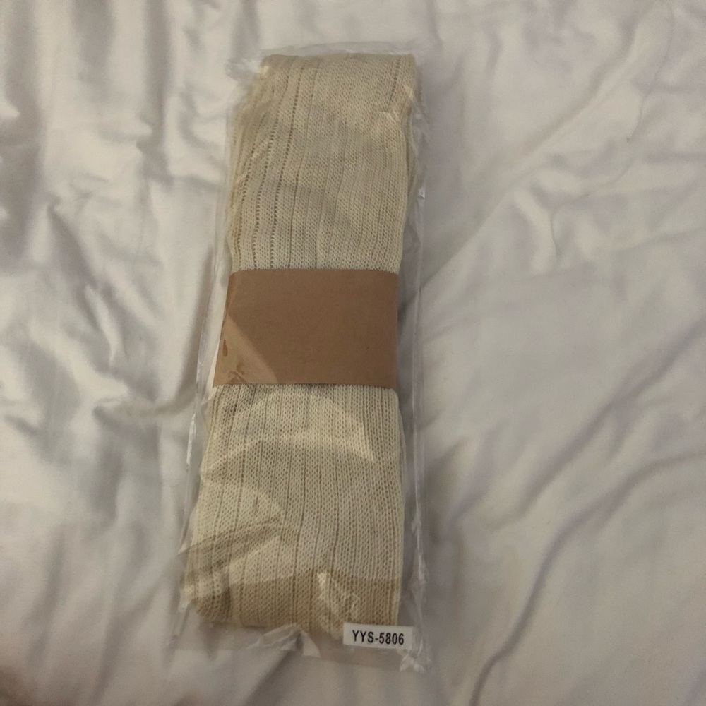 Thigh High ribbed boot socks - Picture 3 of 4